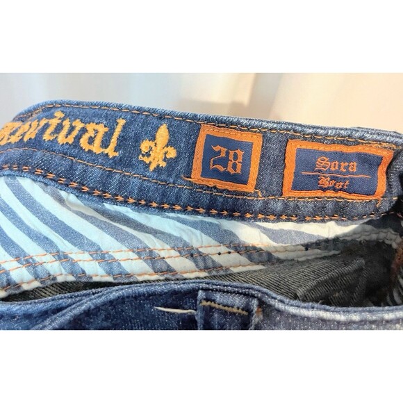 Rock Revival Buckle Sz 28‎ Exclusive Sora Boot Cut Embellished Jeans Women’s EUC - Picture 5 of 5